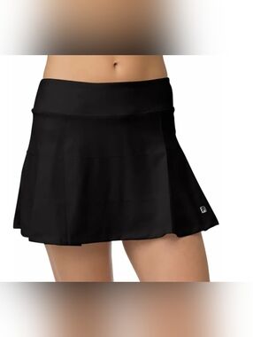 Fila Women's Woven Pleated Tennis Skort Black Medium